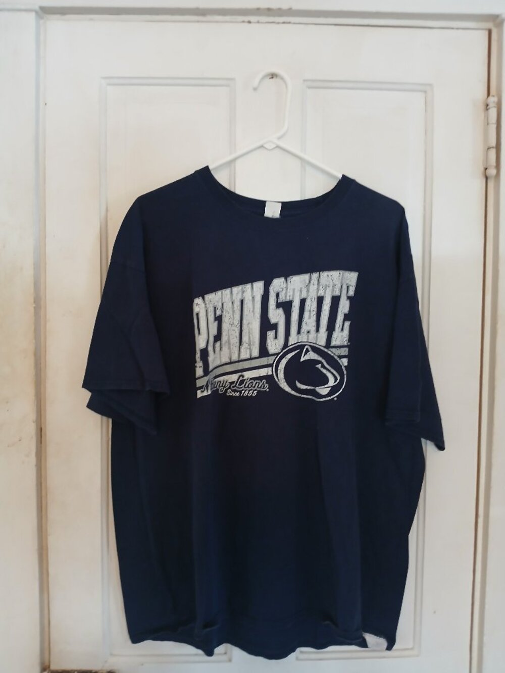 Penn State Nittany Lions  Blue Short Sleeve Shirt by Hanes - Size  2XL